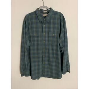Onward Reserve Classic Fit Corduroy Plaid Button down size XXL‎
